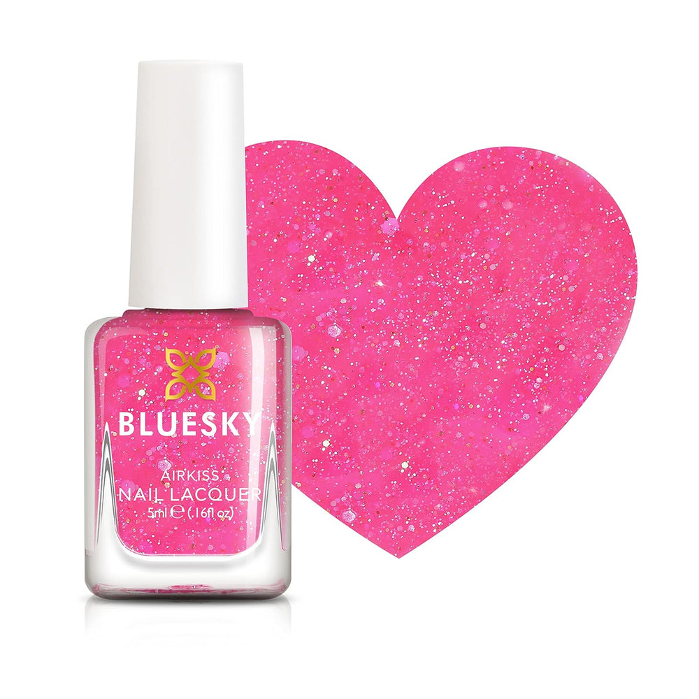 Esmalte de uñas para niños BLUESKY - Esmalte de uñas pelable a base de agua, sin disolventes, fácil de quitar, 5 ml (Disco Time)