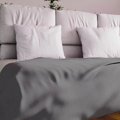 Soleil d'ocre Adele Plaid, tirado junto al sillón, polialgodón, gris, 140 x 200 cm Camas y mantas Besuche den Soleil d'ocre-Store