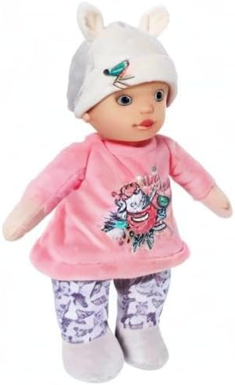 Zapf Creation 706428 Baby Annabell Sweetie pentru bebeluși 30Cm - Păpușă de cârpă roz moale pentru bebeluși, zornăitor integrat, lavabilă, poate fi folosită de la naștere. Papusi Naty Shop