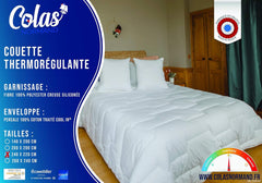 Plapumă termoregulatoare, Temperată, 240 X 220 Cm, Transpirație, Ventilație optimă, 100% bumbac, Percale, Fresh Feel, Franceză Plapumi si pilote Naty Shop