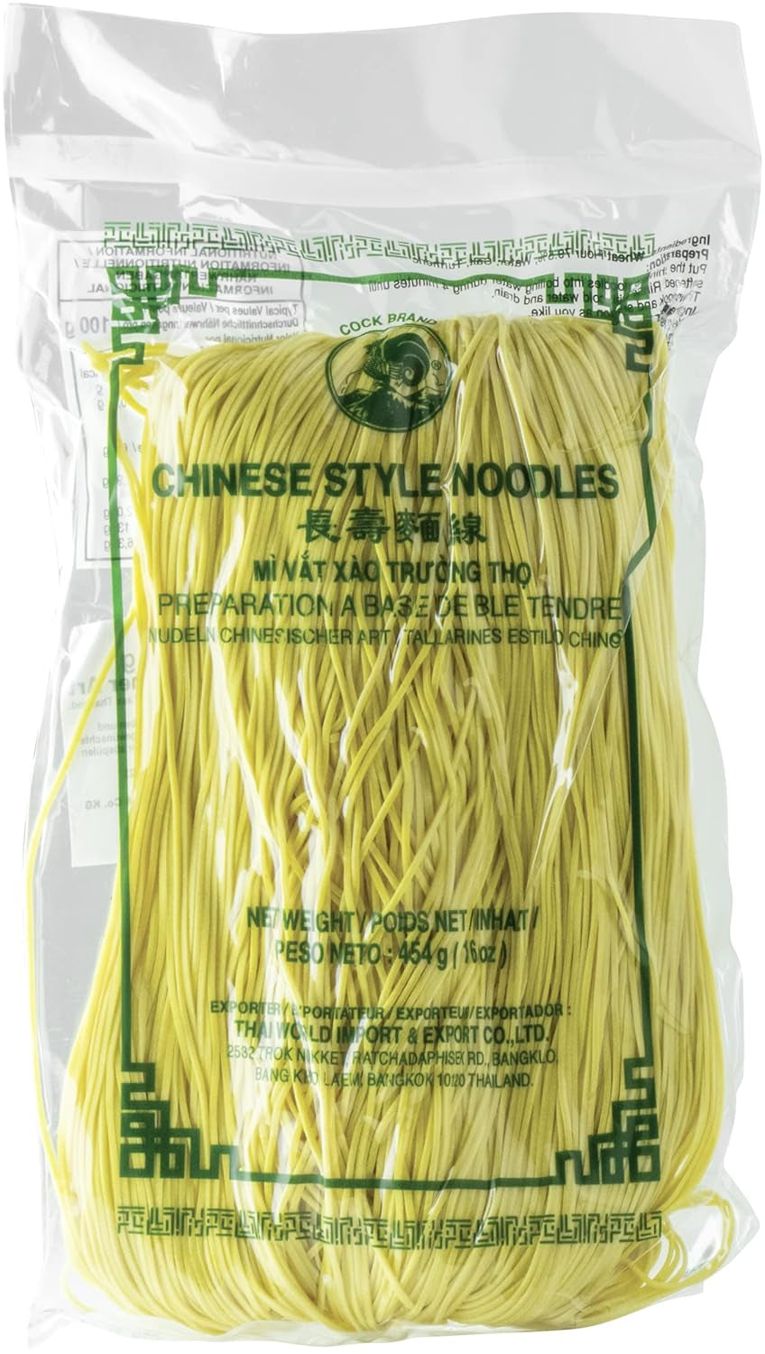 Fideos chinos de gallo (1 paquete x 454 g)