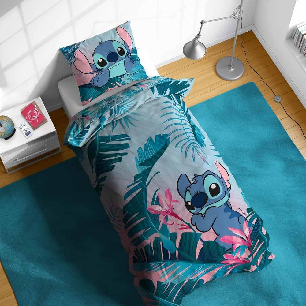 Juego de Sábanas Infantiles Lilo Y Stitch Ropa de Cama Floral - infantil Naty Shop