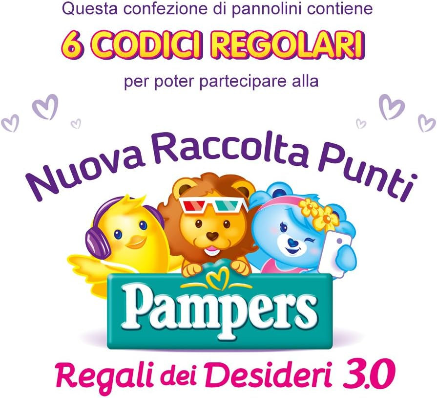 Pañales Pampers Sun and Moon Midi, talla 3 (4-9 kg), 120 pañales