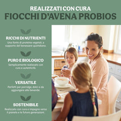 Copos de maíz ecológicos ligeros 500 g por paquete