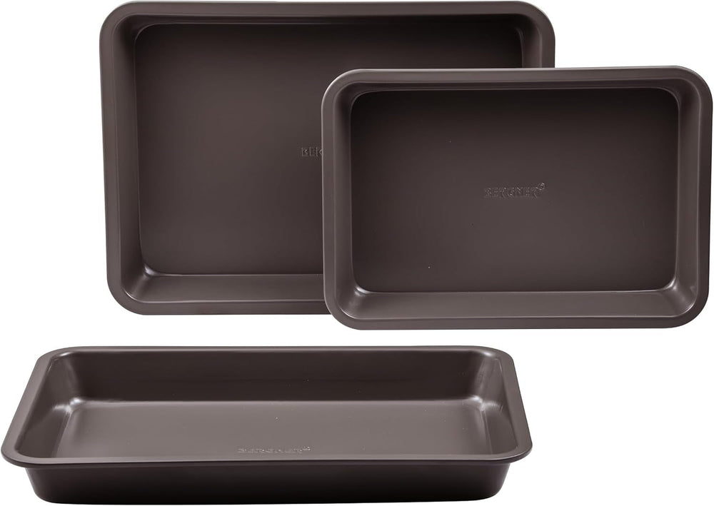 BERGNER BAKING LOVERS - Set Von 2 X 6 Tazas Muffinformen - Kohlenstoffstahl Mit Ilag Essential, PFOA Frei, Leicht Zu Reinigen Moldes y bandejas para hornear Naty Shop 4,5 Cm | 25 Cm | 34,3 centímetros