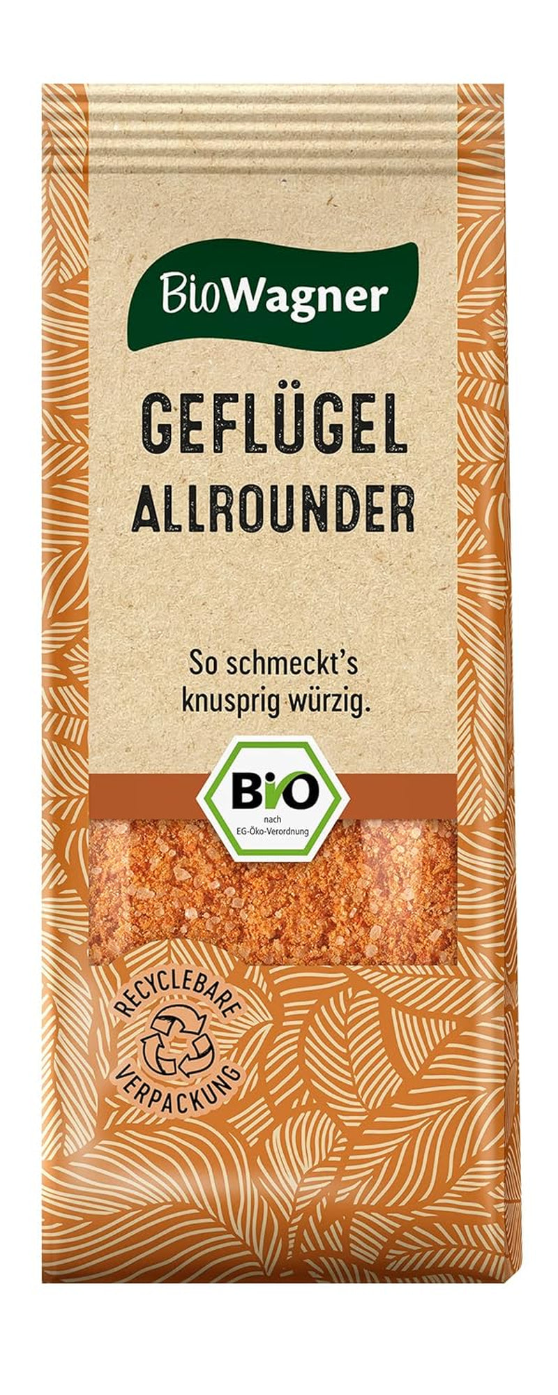 BioWagner - Bio Ras el Hanout, Gewürzmischung für orientalische und arabische Gerichte, ideal para cuscús, tajine o hummus, naturbelassene Bio-Zutaten, embalaje reciclable, 50 g