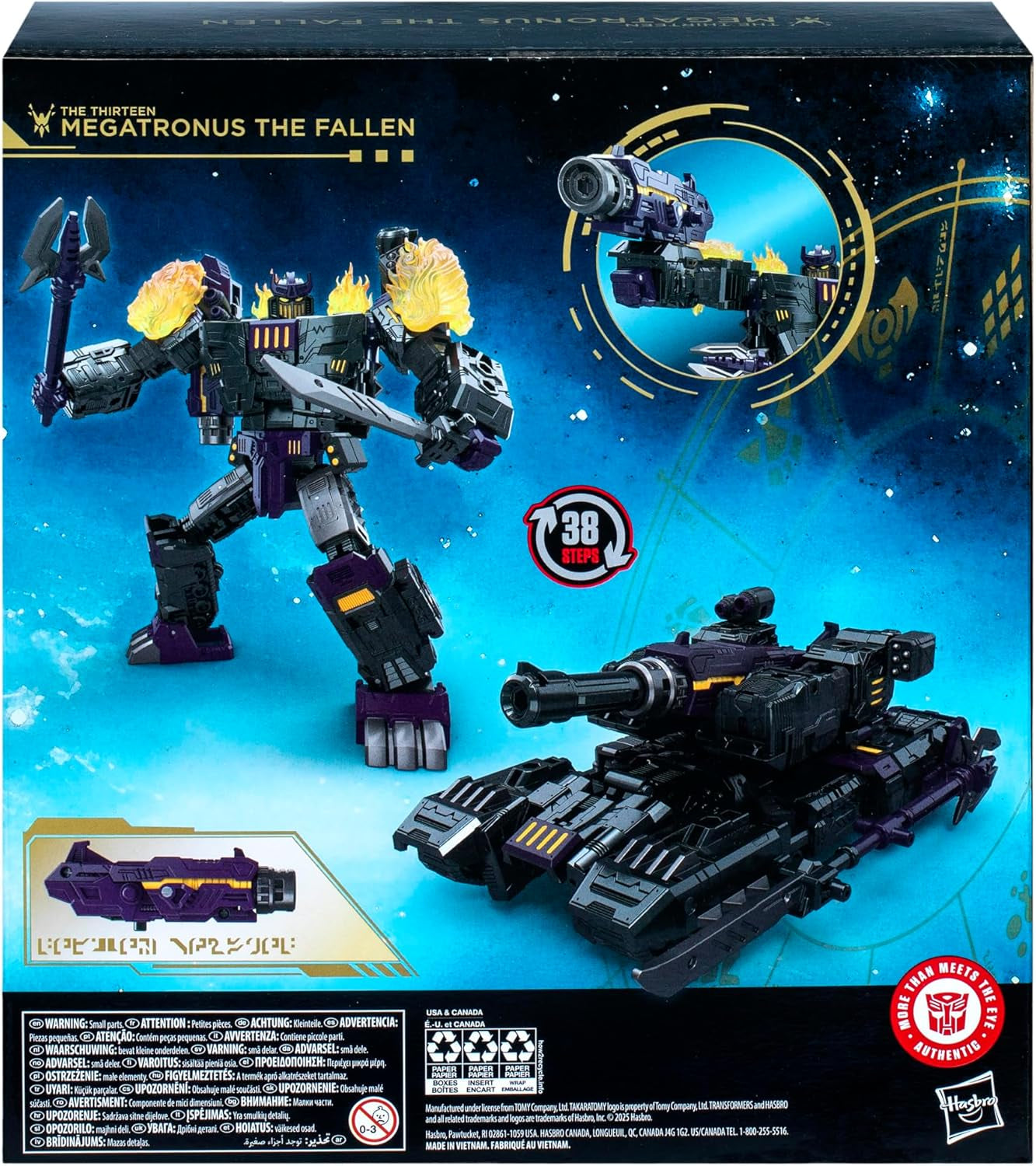 Transformers Age of the Primes Leader-Class los Trece Megatronus the Fallen Figuras de acción Naty Shop