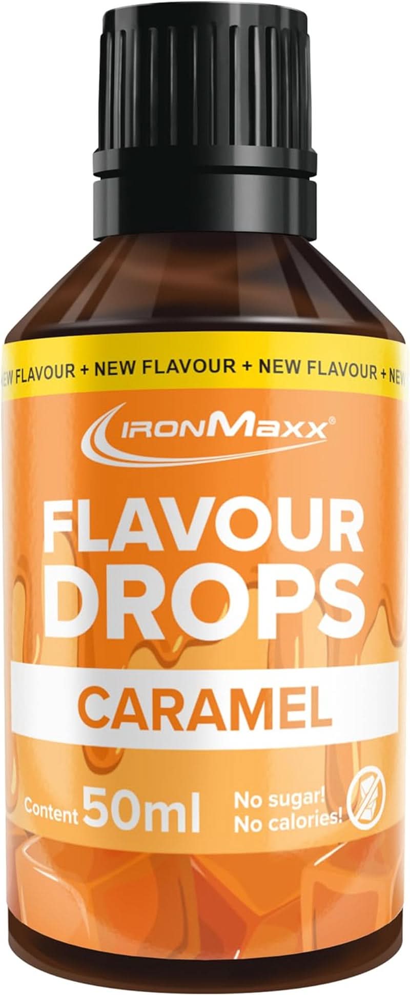 Gotas sabor Ironmaxx - Sin calorías y sin azúcar, 50 ml Naty Shop Sabores caramelo