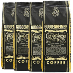 - Kaffeebohnen 2kg - Extra langsam geröstet - wenig Säure und Bitterstoffe - Barista-Qualität - Feinste Crema - Bester Espresso für Vollautomaten - 4 x 500 g