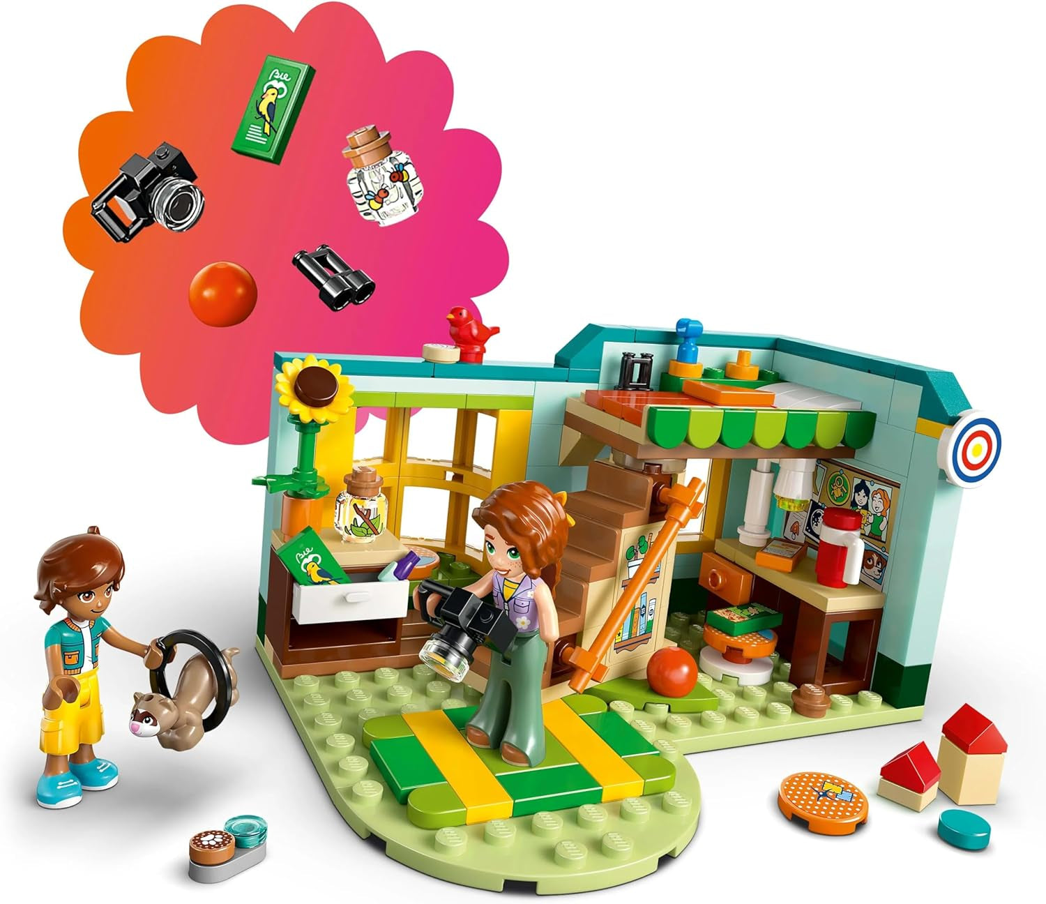 LEGO Friends Habitación de Otoño Set de construcción y juego para juegos de rol creativos, set para niñas a partir de 6 años con 2 minifiguras y una figura de un hurón, juguete educativo 42646 Juegos de construcción Besuche den LEGO-Store