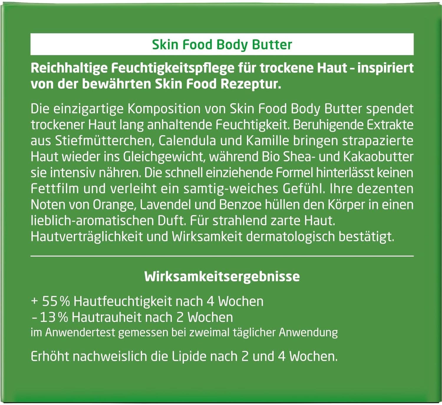 WELEDA Organic Skin Food Body Butter, Crema de cuidado corporal unisex para el cuidado de la piel seca y áspera, 150 ml Ducha y baño Naty Shop