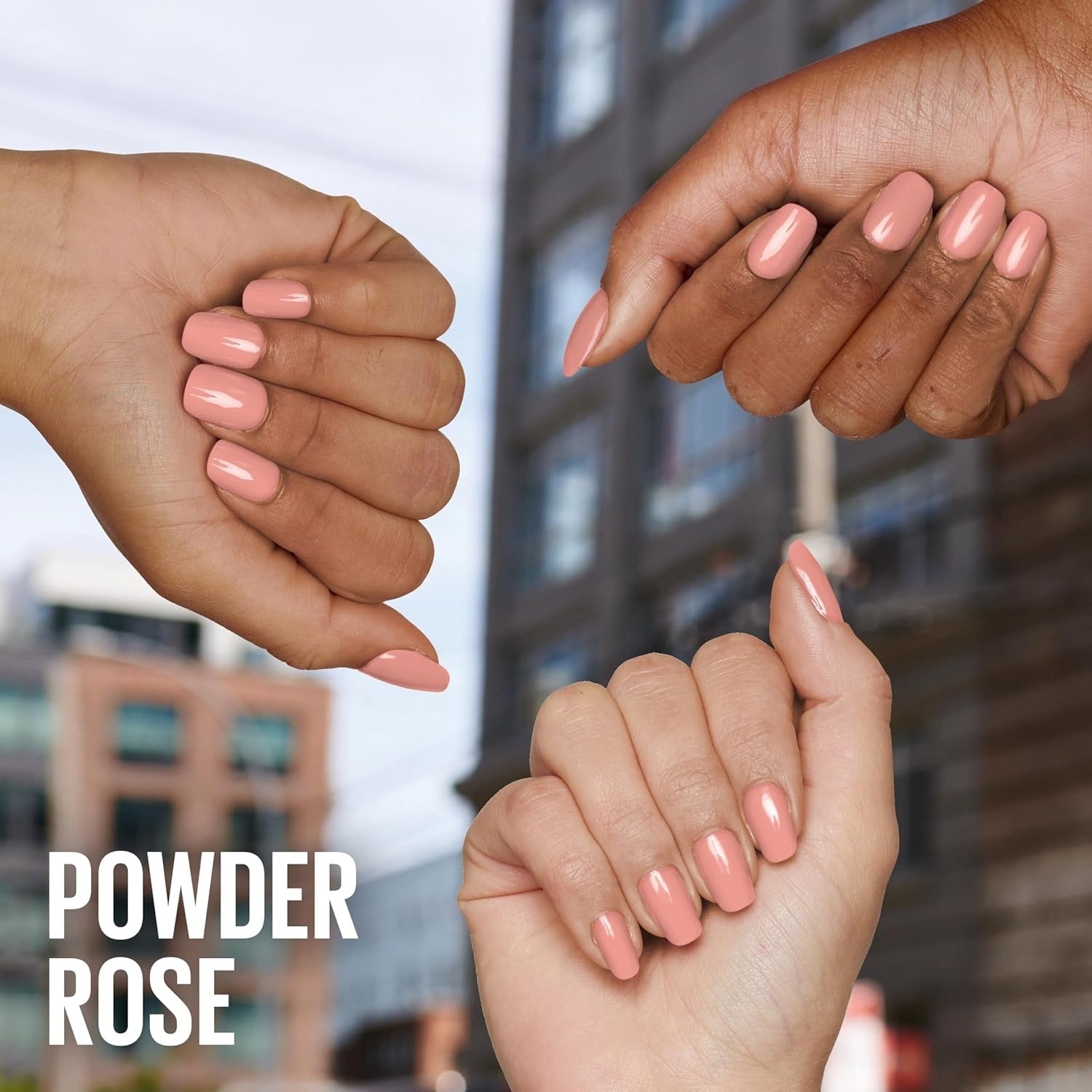 Maybelline New York Super Stay Ink Bonder 130 Powder Rose - esmalte de uñas de larga duración para uñas fuertes y color intenso, 12,3 ml