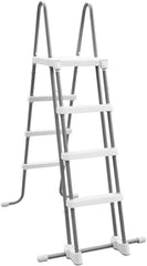 Escalera de seguridad Intex 28076, para piscinas, gris, 122 cm