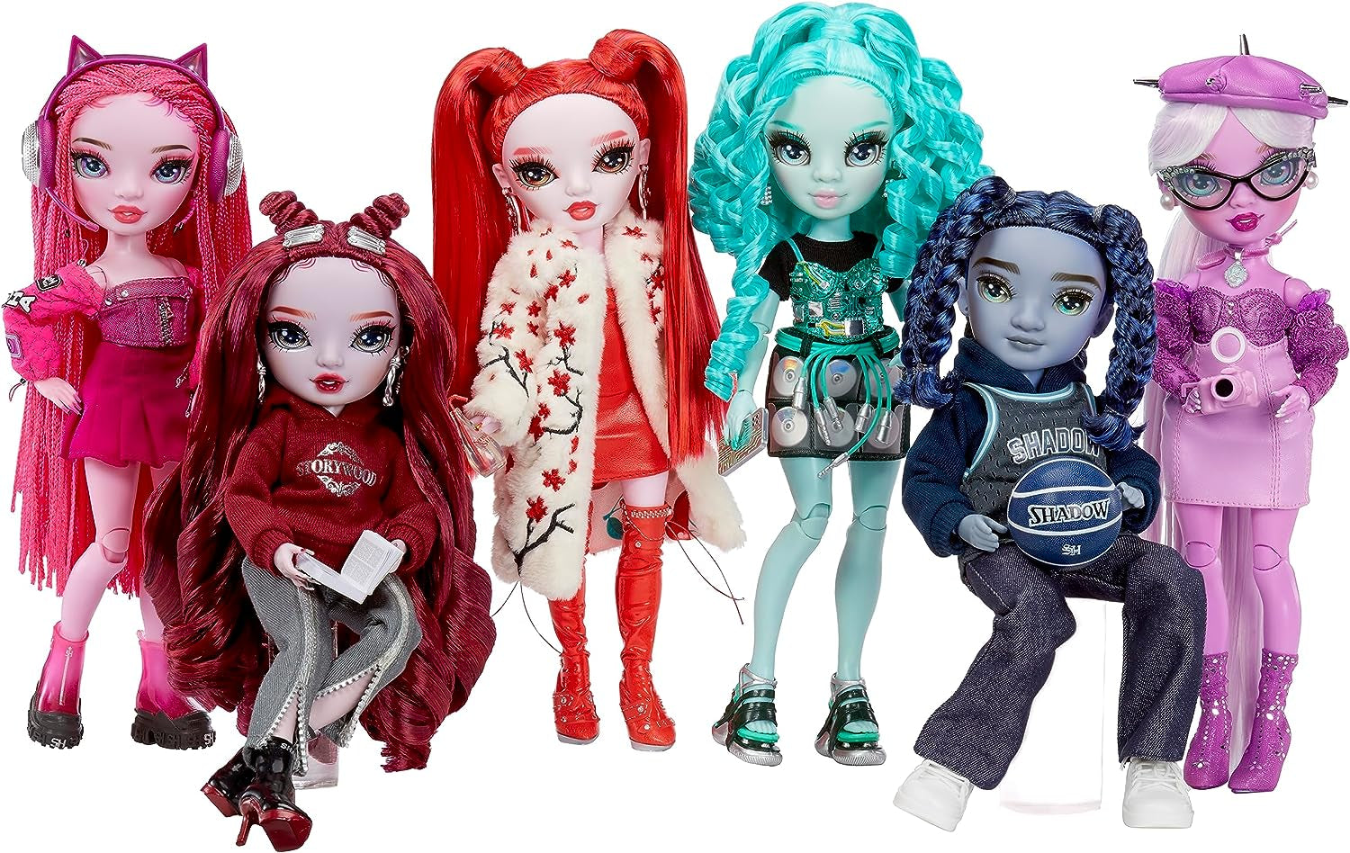 Rainbow High Shadow High Seria 3 - Berrie Skies - Păpușă de modă verde - Ținută la modă și peste 10 accesorii de joacă colorate - Ideală pentru copii cu vârste între 4 și 12 ani și colecționari