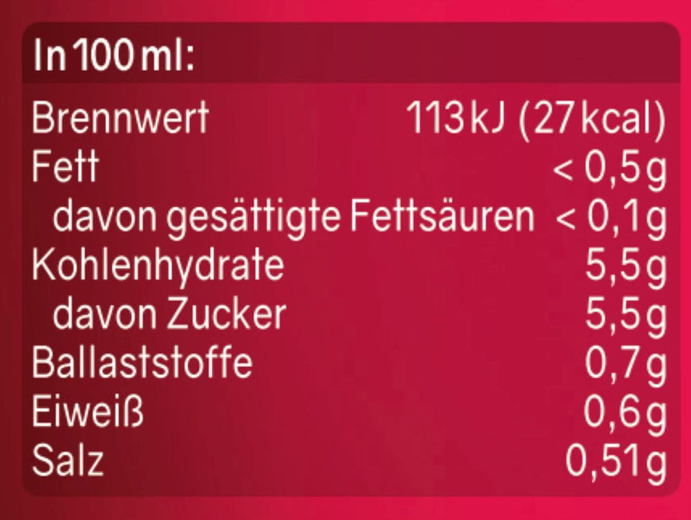 RABENHORST (6 x 700 ml) - Zumo de verduras de alta calidad procedente de diversas verduras con un intenso sabor picante Bebidas sin alcohol Naty Shop