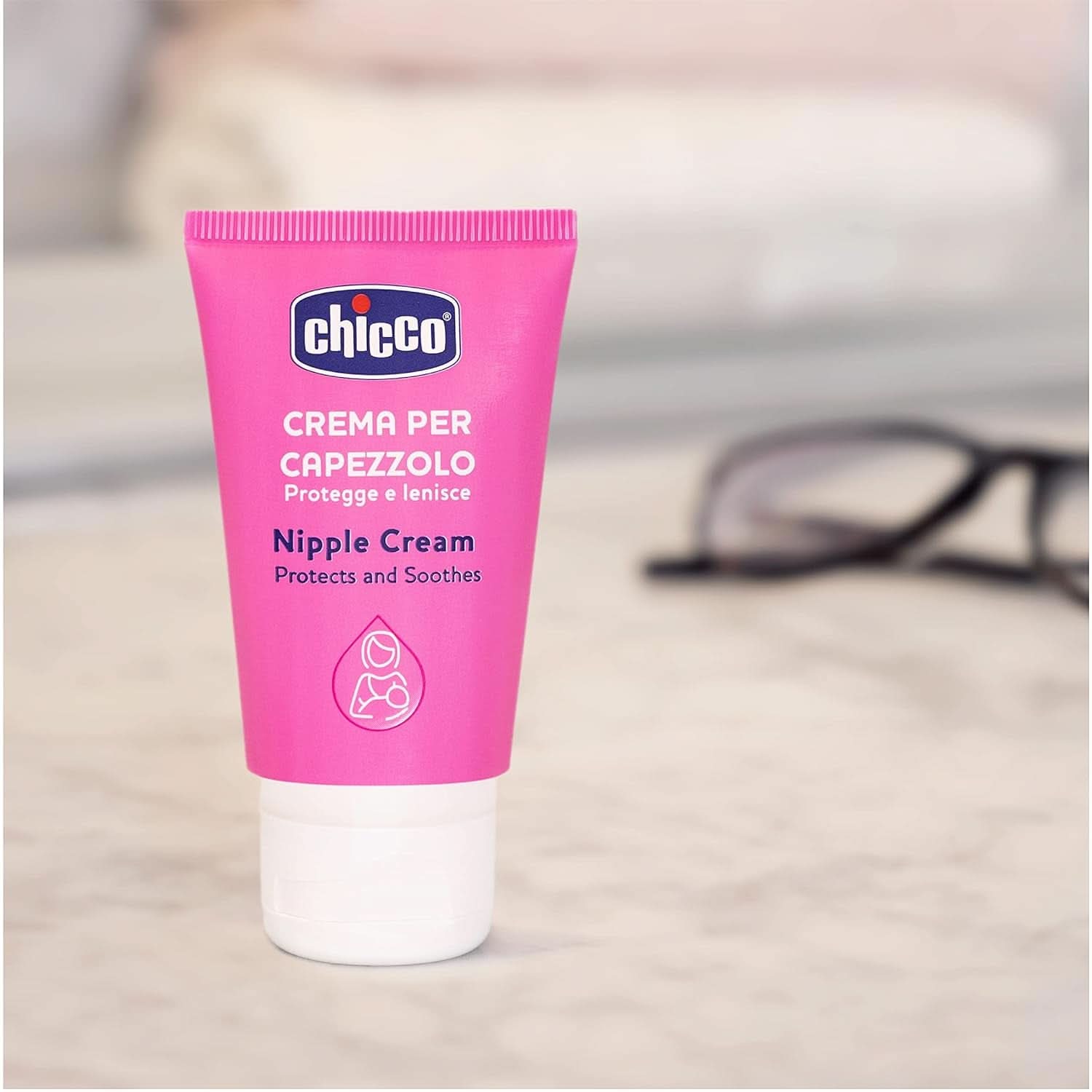 Chicco Brustwarzencreme, Bereitet Die Brustwarze Auf Das Stillen Vor, Nährend, Parfümfrei Und Sicher Für Kinder, Hinterlässt Keine Flecken Auf Dem Gewebe Accesorios Alimentación y Lactancia Bebe Naty Shop
