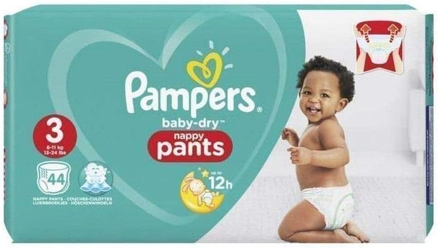 Pañales Pampers Baby-Dry, talla 8, 43 pañales, a partir de 19 kg, pack Jumbo+