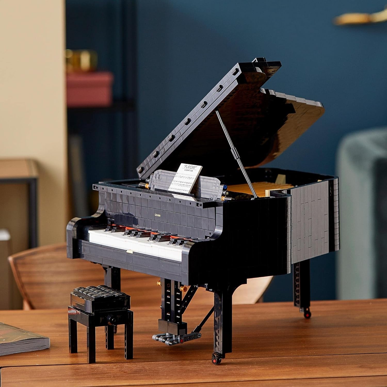 Ala de conciertos LEGO Ideas (21323); Bauset; Ihr eigener Konzertflügel; peajes Modellbauprojekt estimado Pianisten, Musiker, Musikliebhaber oder Bastler (3.662 Teile)