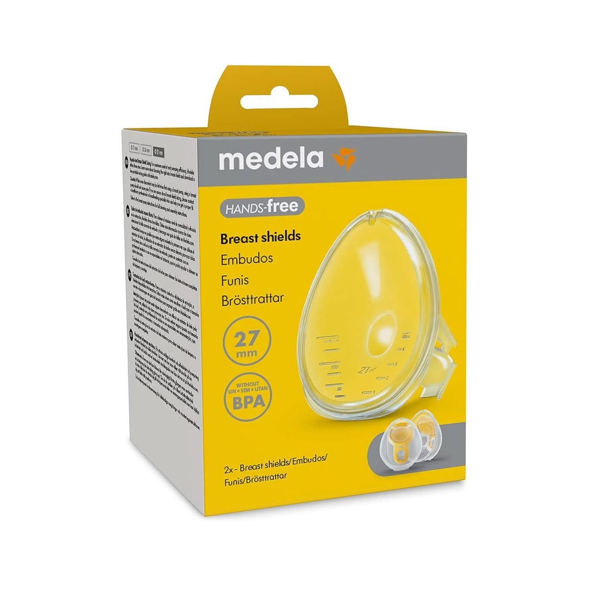 Medela Protectores De Mama Manos Libres, Accesorios Sacaleches Alimentación Y Accesorios Lactancia Bebe Naty Shop 27 Mm