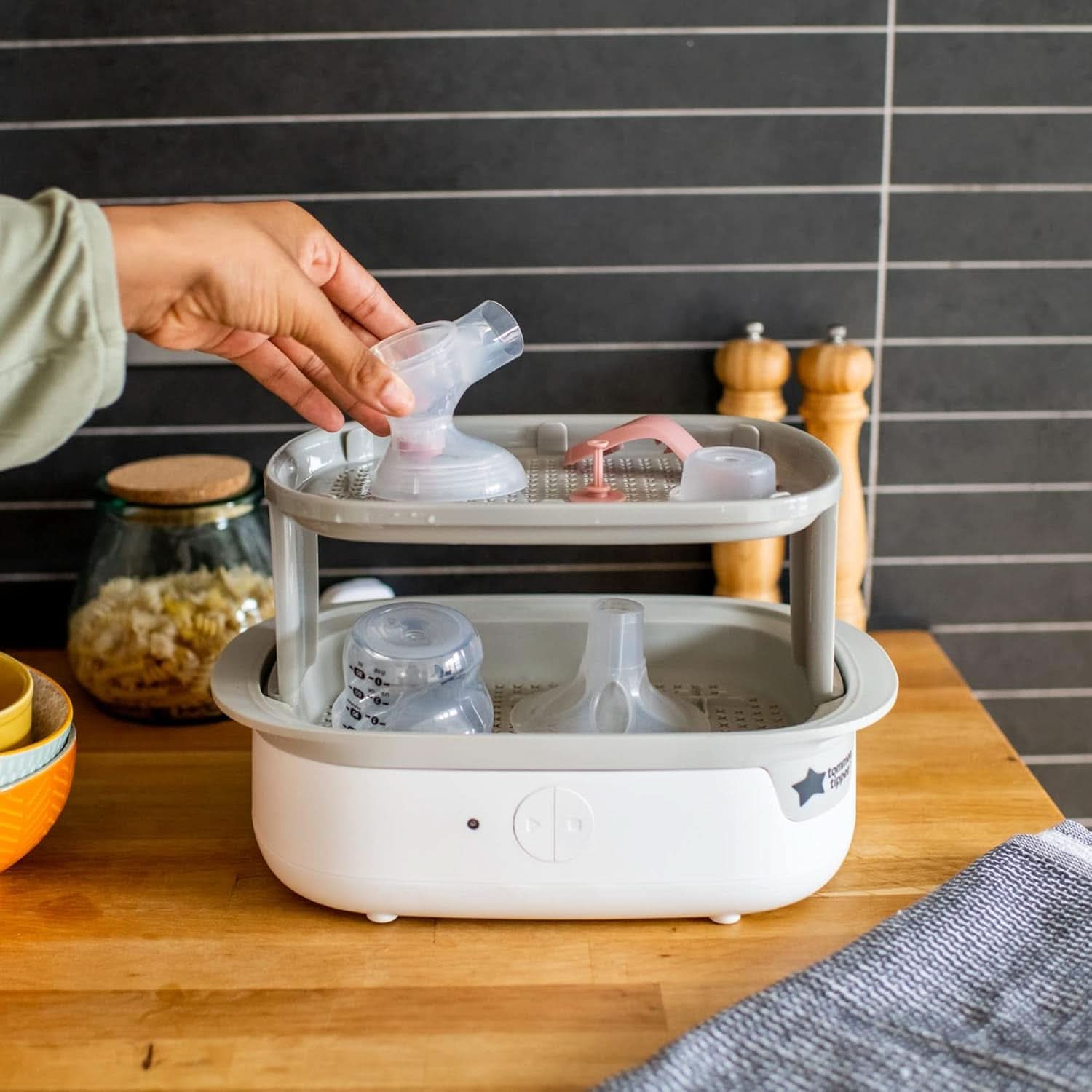 Tommee Tippee Made for Me Manuelle Einzel-Milchpumpe, Starke Saugkraft, Ergonomischer Griff, Tragbare Und Leise Milchpumpe, Samt Babyflasche Accesorios Alimentación y lactancia Bebe Naty Shop