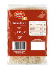 Fideos de arroz Guai Thiau de Bamboo Garden, 250 g (el diseño del empaque puede variar)