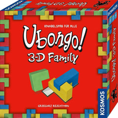 Kosmos 683160 Ubongo 3-D Family, popular juego de acción y rompecabezas en 3D para toda la familia, clásico juego de mesa y fiesta de pensamiento lógico para 1-4 jugadores