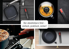 Sartén Woll Diamond Lite Cuadrada, 6 Cm de altura - sin inducción Ollas y Sartenes Naty Shop