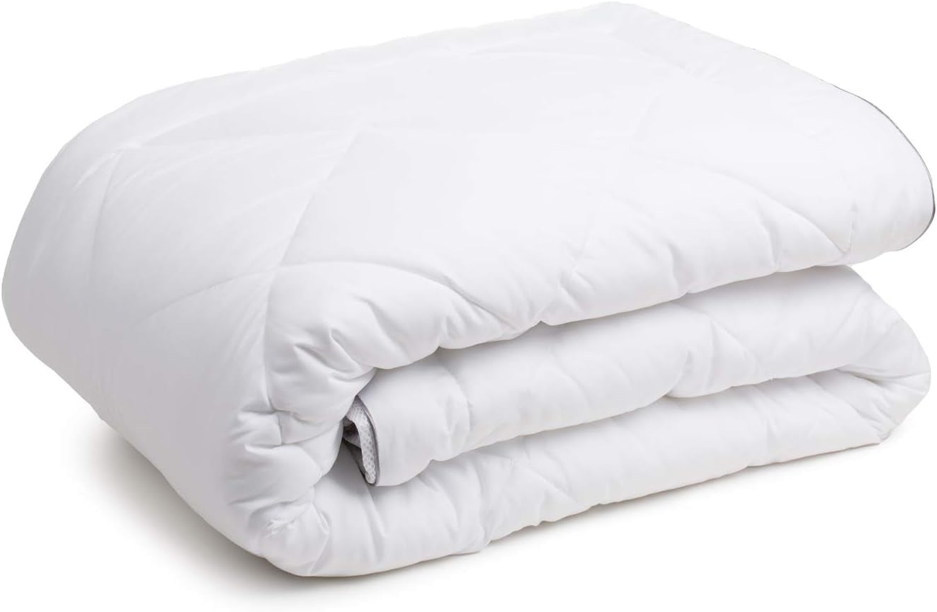Gözze - Edredón 4 Estaciones, Juego de 2, Edredón Verano + Edredón Otoño/Primavera, Edredón Transpirable con Cinta Climática, 135 X 200 Cm - Edredones y Edredones Blancos Naty Shop