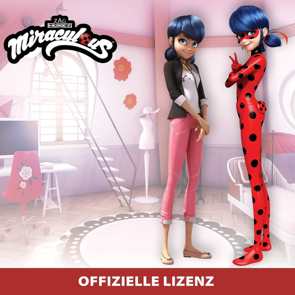 Bandai - Miraculous Ladybug - Păpușă de îmbrăcat 26 cm cu două ținute - Ladybug - P50355 Papusi Naty Shop