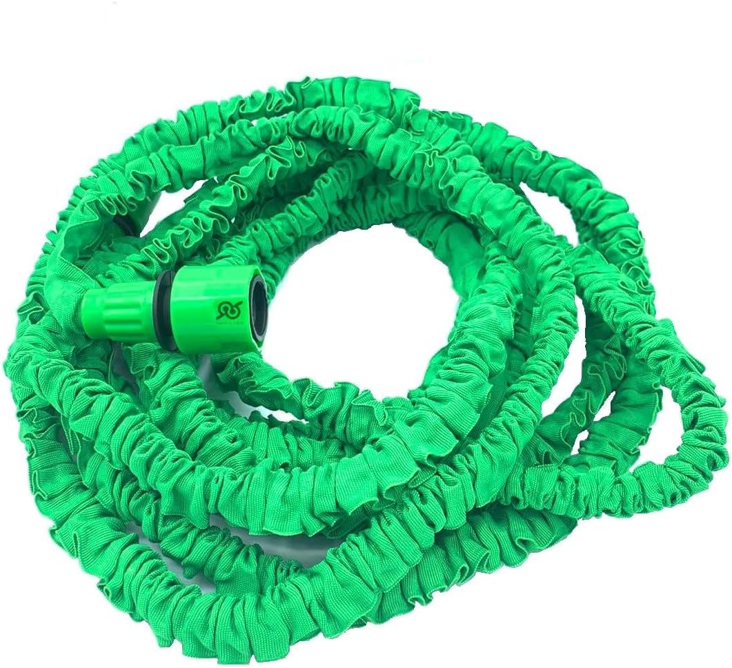 Furtun de grădină extensibil de 60 m cu 7 funcții pentru curățare impermeabilă