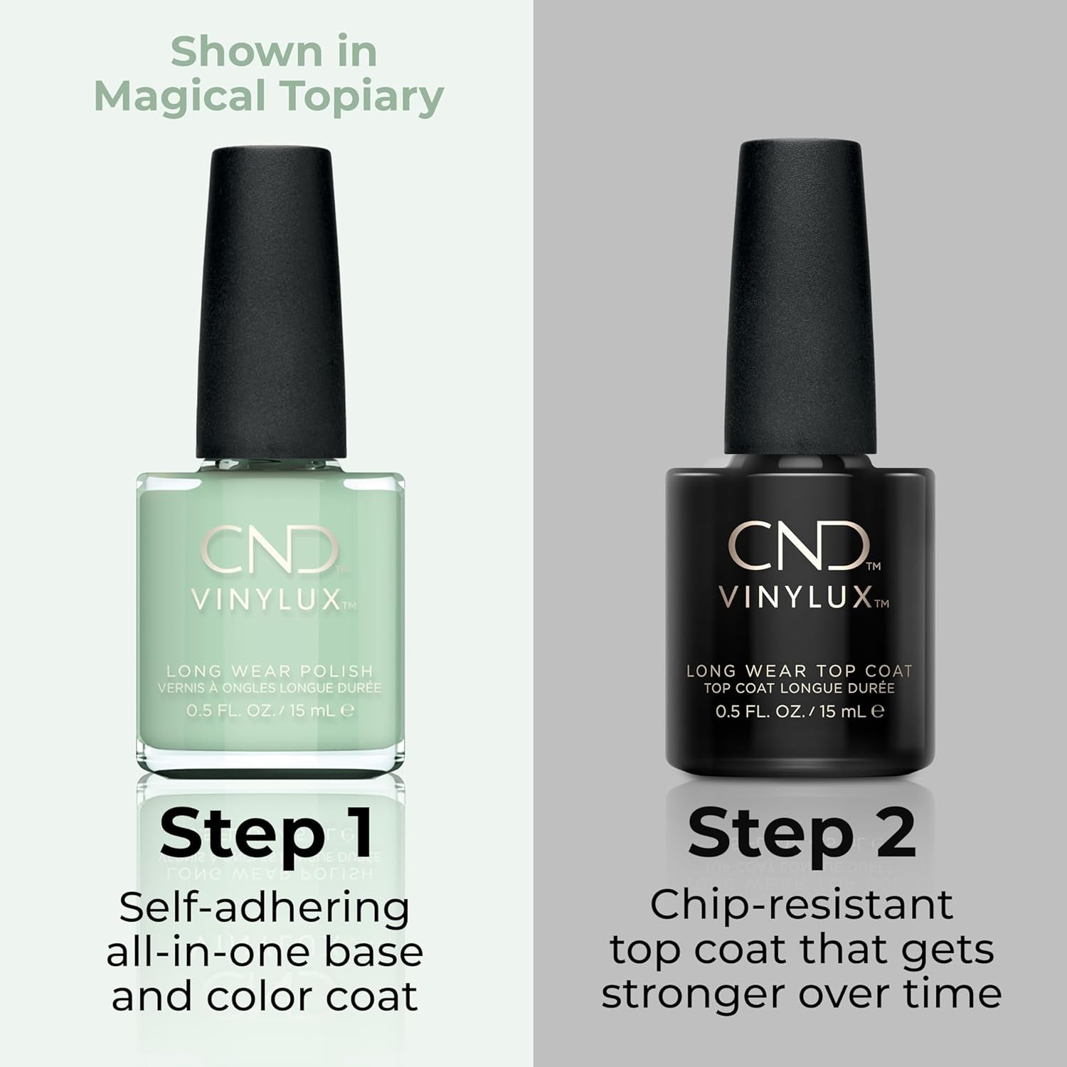 CND Vinylux - Esmalte de uñas de larga duración - Esmalte de uñas clásico - Salvia dorada #433 15 ml