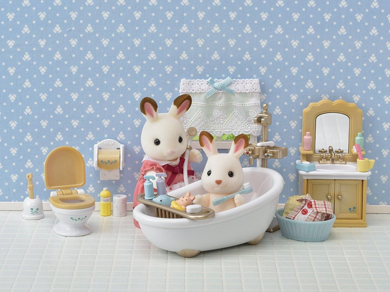 Sylvanian Families 5286 Baie în stil rustic - Mobilier pentru casă de păpuși