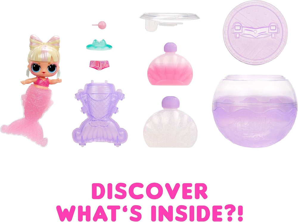 jajaja ¡Sorpresa! Mermaids Tots - Mini muñecas de moda con colas que cambian de color - Adecuadas para coleccionistas, niñas y niños de 4 años en adelante Naty Shop Dolls