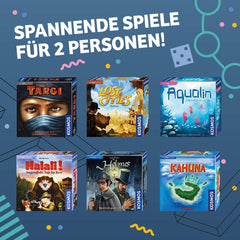 KOSMOS 692766 Holmes - Sherlock vs. Moriarty, Juego para dos jugadores, Juego de Sherlock Holmes, Juego de mesa para exactamente 2 jugadores de 10 años en adelante, Juego de estrategia