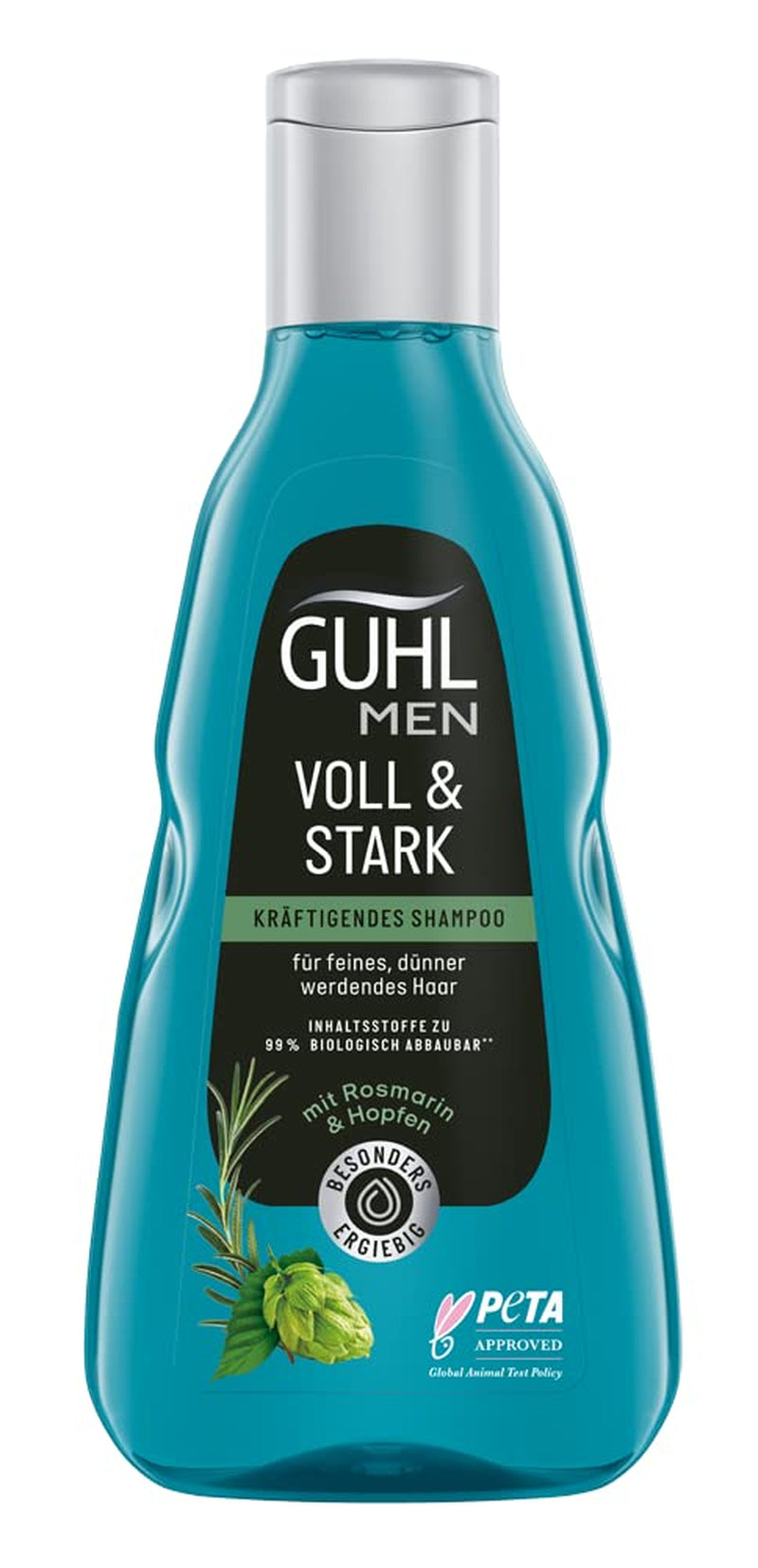 Guhl Men Full & Strong Champú - Tipo de cabello: Fino, fino, normal Ducha y baño Guhl 250 ml