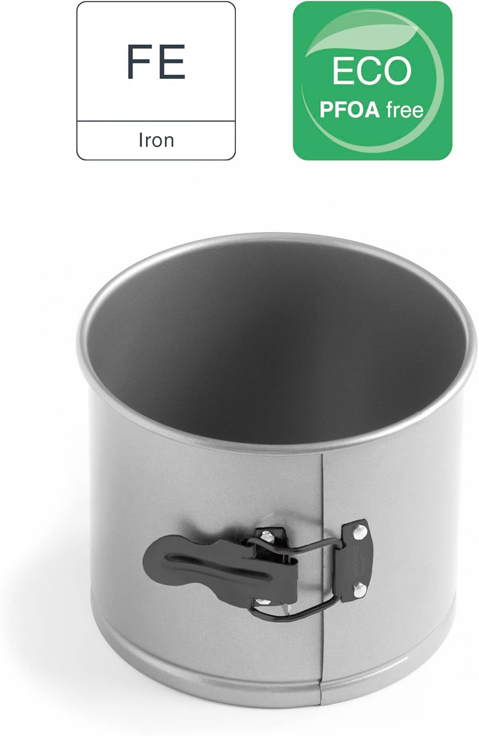 Molde para panettone, desmontable, acero al carbono, antiadherente, diámetro 16 cm, volumen 2 litros Moldes y bandejas para hornear Naty Shop