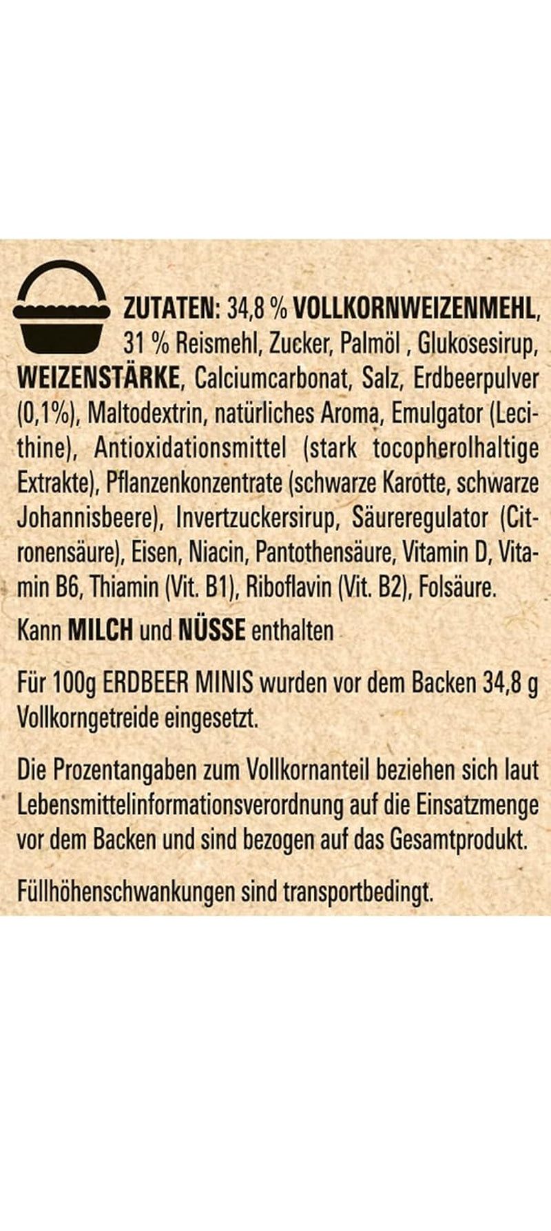 Nestlé Strawberry Minis, Cereal Integral Sabor Fresa, Pack de 7 (7x375g)