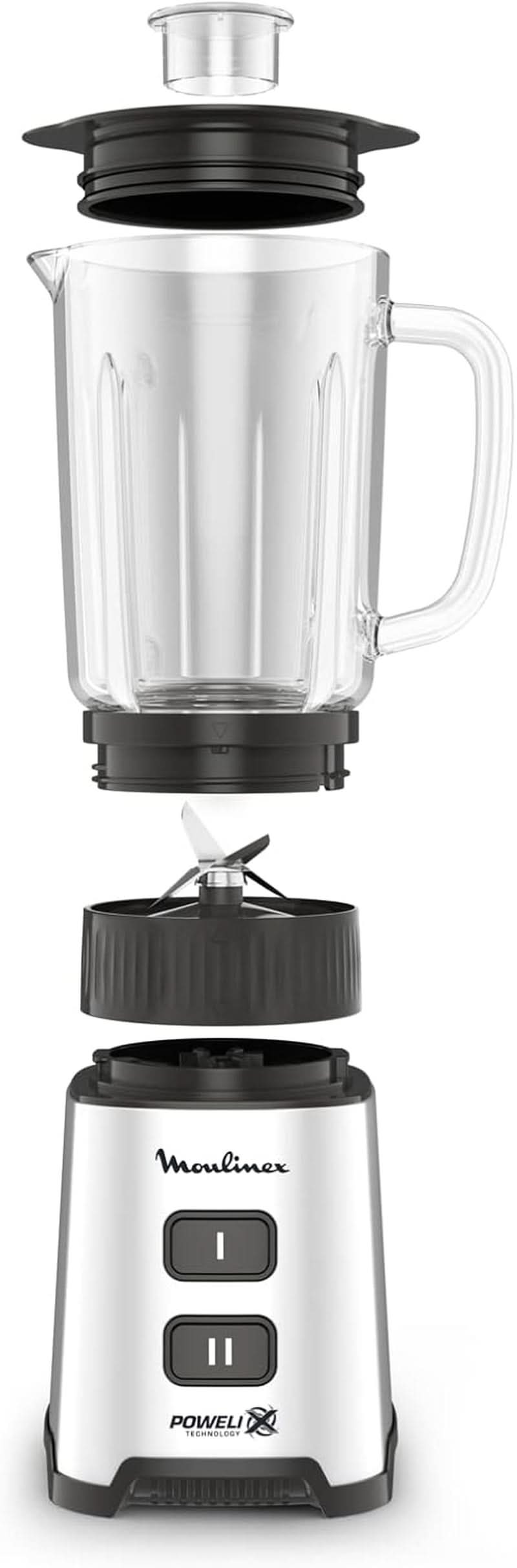 Batidora Pulseo LM17GD, 400 W, 4 Cuchillas, 700 Ml, Vaso Portátil 600 Ml Cocina Naty Shop
