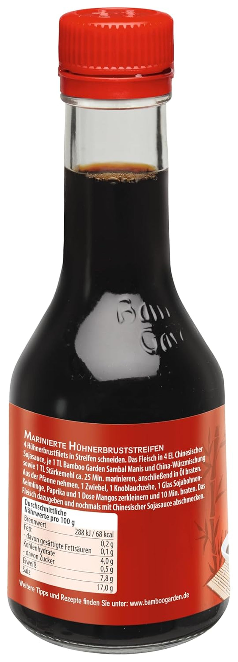 Bamboo Garden - Chinesische Sojasauce, Würzsauce für Fleisch, Geflügel, Gemüse und vieles more, 1 x 200 ml (Verpackungsdesign kann abweichen)