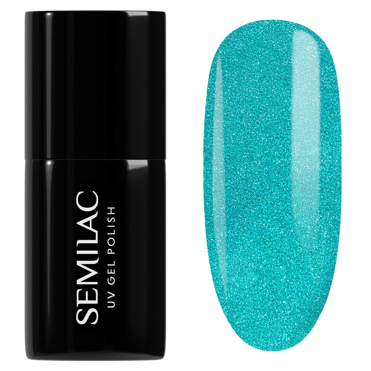Semilac UV Nagellack Hybrid 404 Muffin de Frijoles Negros 7ml Kollektion Sabores de Otoño