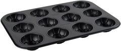 Zenker 12Er Muffinform – Muffinbackblech Für Muffins Und Cupcakes Aus Der Serie Soccer Baking– Hitzebeständiges 12Er Muffinblech Mit Antihaftbeschichtung, Schwarz Moldes y bandejas para hornear Naty Shop