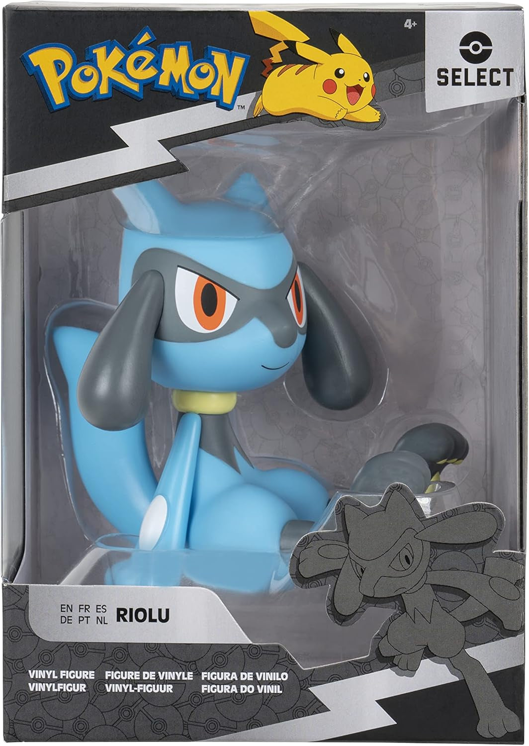 Pokémon PKW3388 - Figurină de vinil - Gengar, Figurină oficială de colecție, 10Cm Action figures Naty Shop Riolu