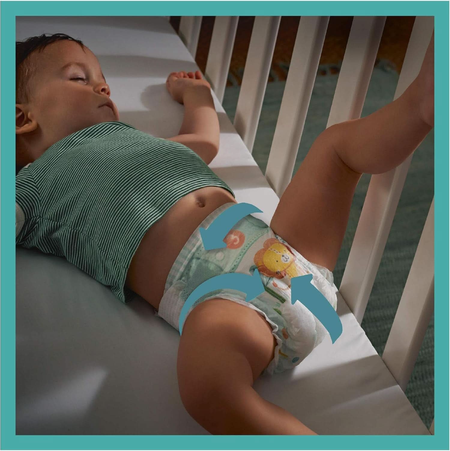 Pampers (versión clásica), pañales para bebés talla 4+ (10-15 kg), 100 uds Madre e Hijo Naty Shop