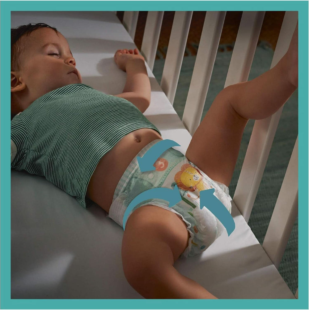 Pampers (versión clásica), pañales para bebés talla 4+ (10-15 kg), 100 uds Madre e Hijo Naty Shop