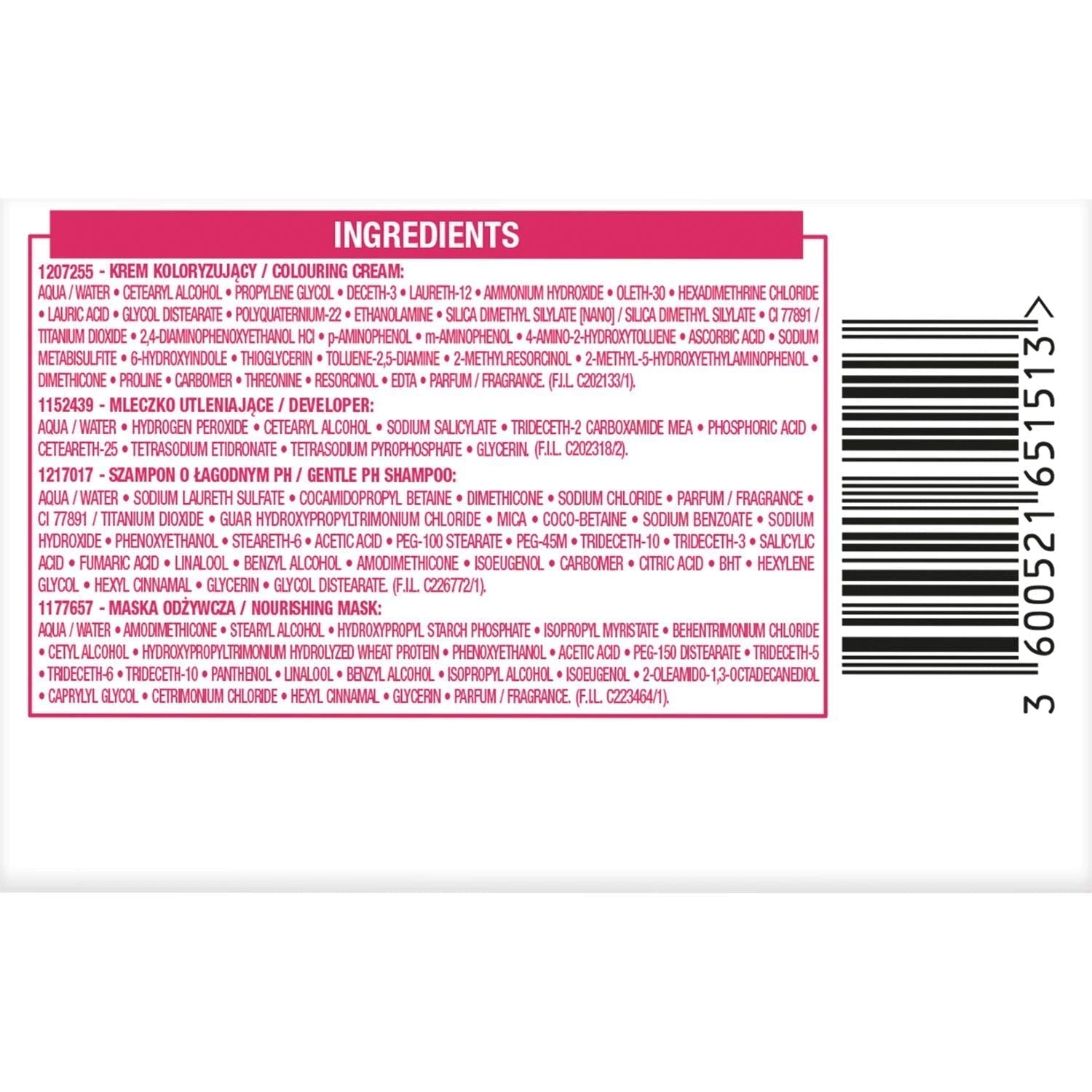 L'Oréal Paris Excellence 6.41 Culoare de păr - Bronz chihlimbar deschis Vopsea pentru par Naty Shop