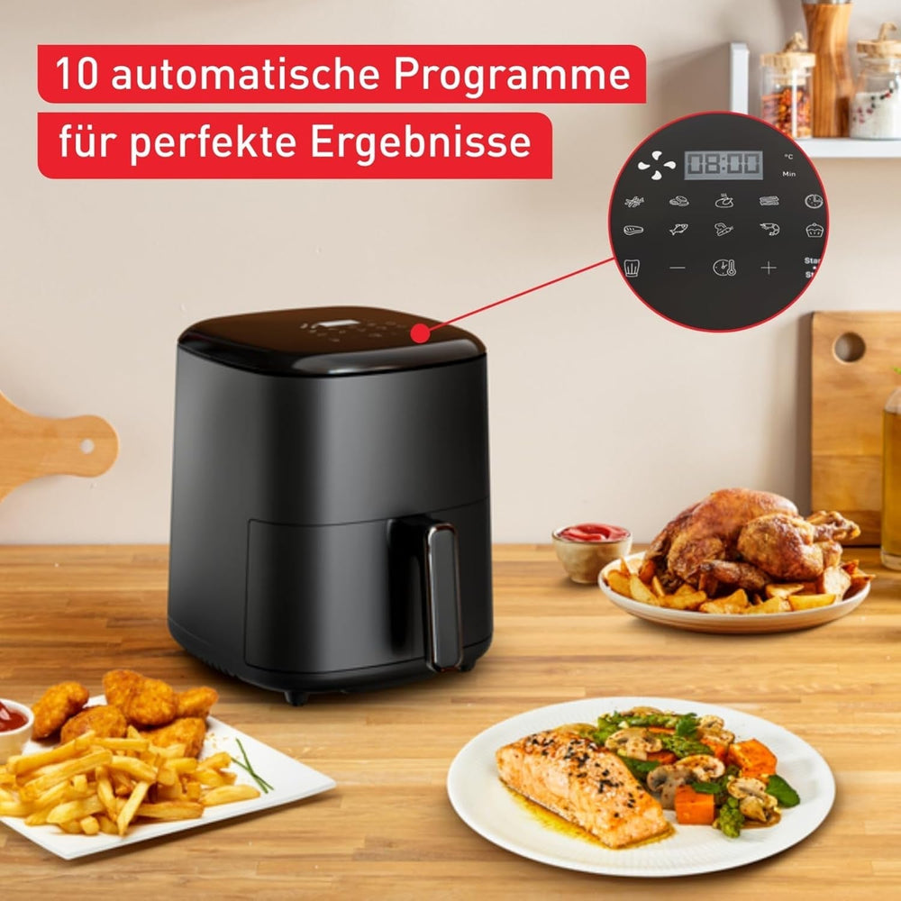 Tefal Easy Fry Max EY2458, 5 litros, Freidora de Aire Caliente, 10 programas de cocción automáticos, Pantalla táctil digital Electrodomésticos Naty Shop