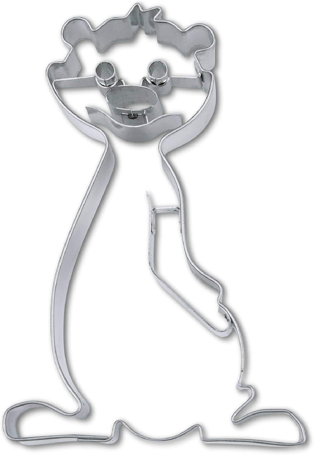 Formă de biscuiți în formă de suricată, aprox. 10,5 cm, argintie