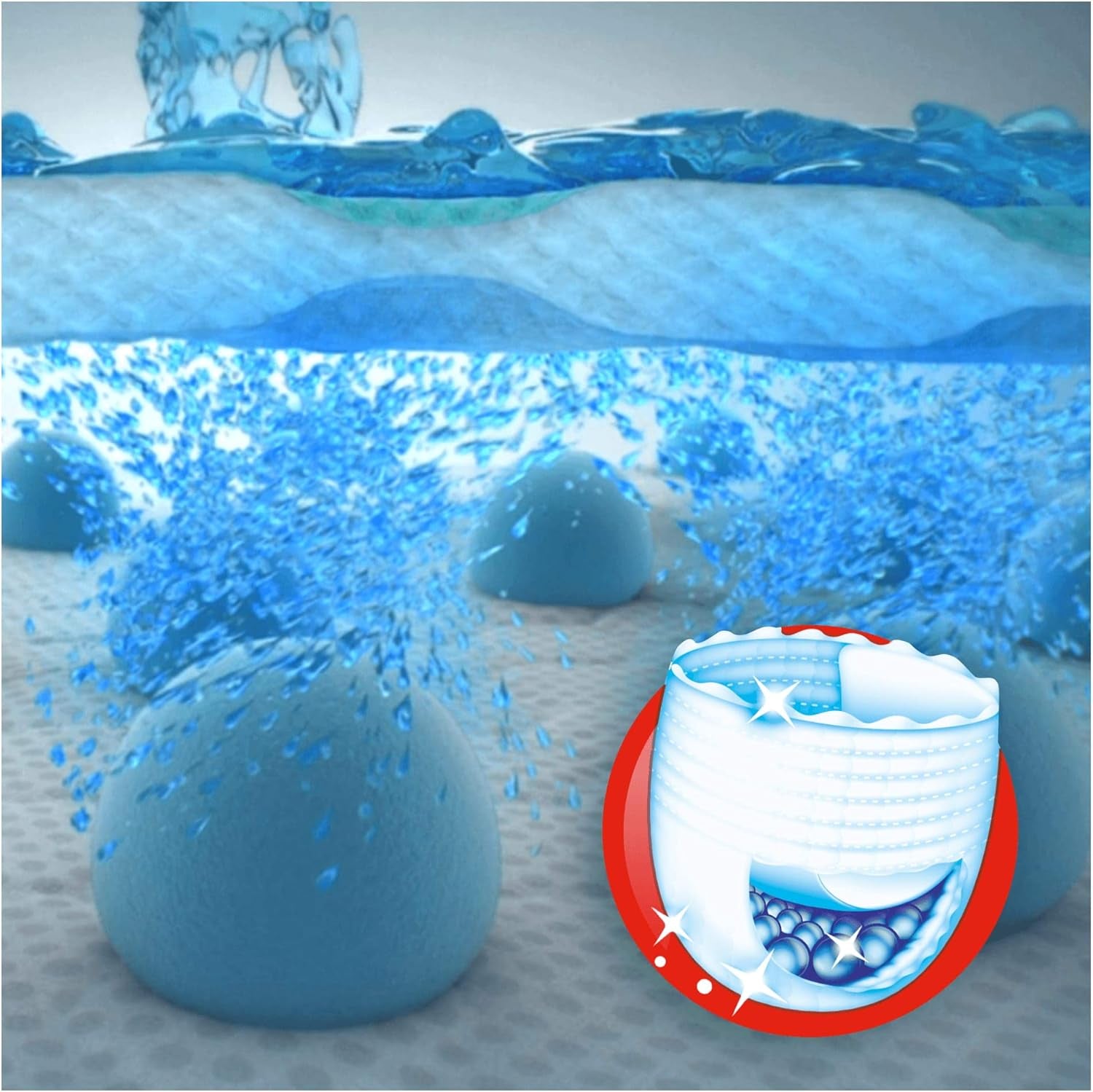 Pampers (versión antigua), bragas, talla 4, 9 kg-15 kg, paquete de tres (1 x 88 pañales)