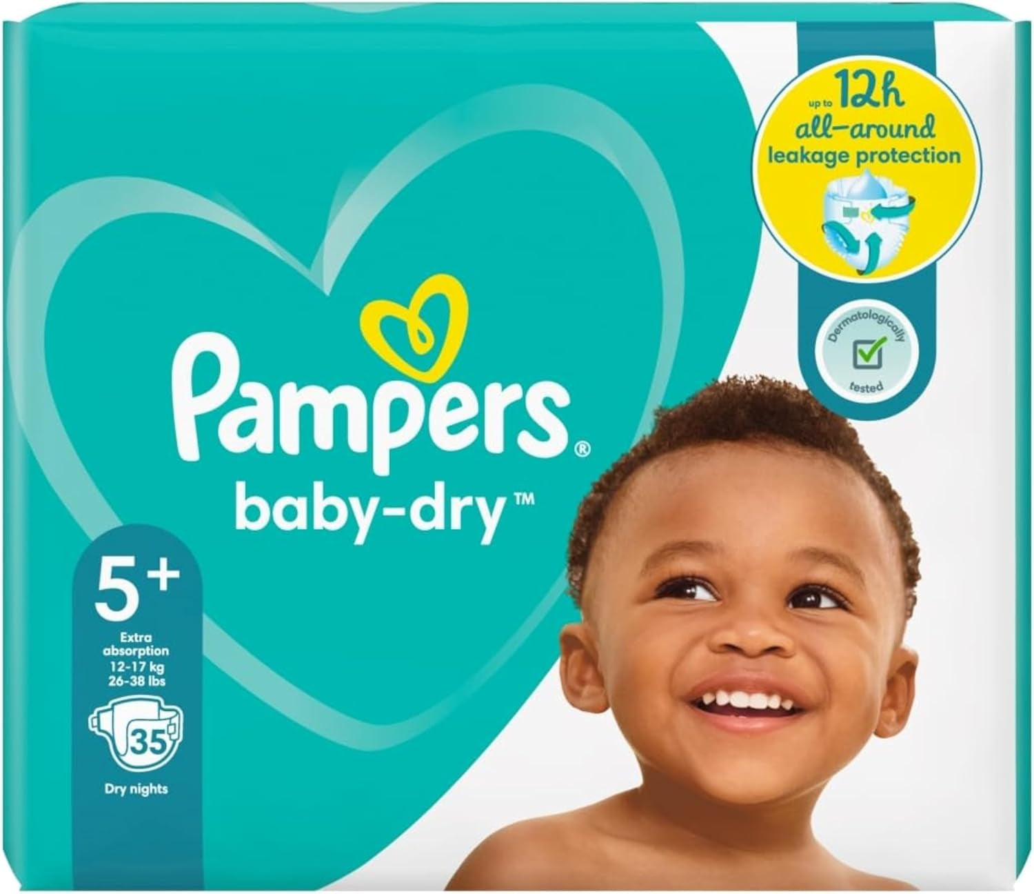 Pañales Pampers 81657566 Baby-Dry Pants, blanco