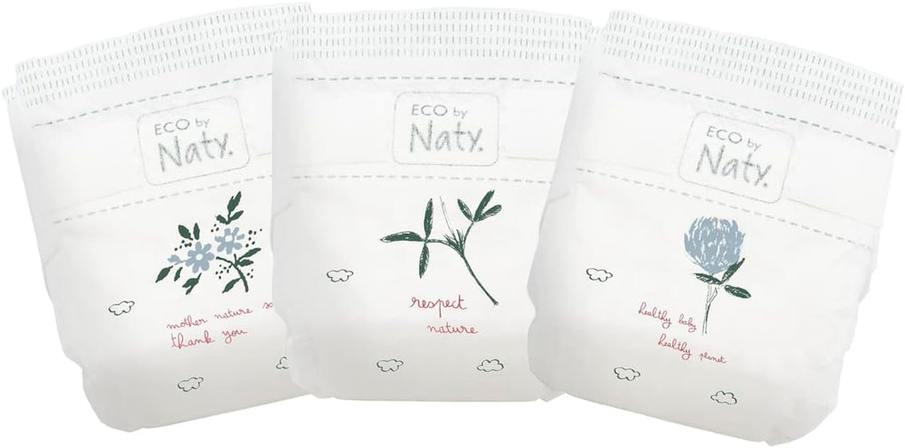 Eco by Naty Pañales Desechables Premium para Pieles Sensibles, Talla 5, 11-25 kg, (1 x 22 piezas)